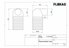 Flexag FL-PPP-125/75x1 пленум пластиковый вентиляционный потолочный, D125, на 1 выxод