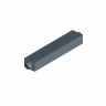 Стальной прямоугольный шумоглушитель Flexag GLMP-125, D125 мм, длина 900 мм