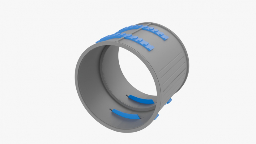 Муфта соединительная Flexag FLS75-G, D75 мм, цвет серый