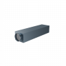Стальной прямоугольный шумоглушитель Flexag GLMP-200, D200 мм, длина 900 мм