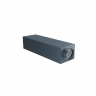 Стальной прямоугольный шумоглушитель Flexag GLMP-250, D250 мм, длина 900 мм    