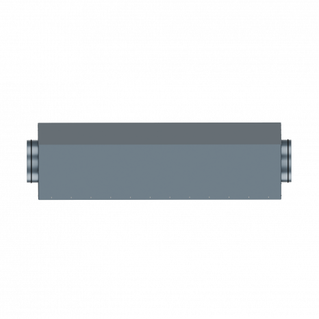 Стальной прямоугольный шумоглушитель Flexag GLMP-250, D250 мм, длина 900 мм    