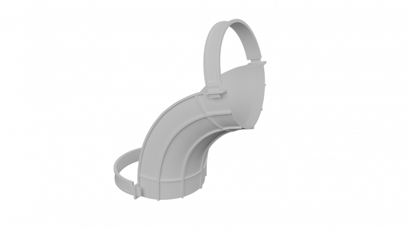 Фиксатор поворота 90° Flexag FL75-FP90, D75 мм
