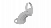 Фиксатор поворота 90° Flexag FL75-FP90, D75 мм