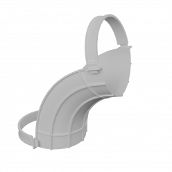 Фиксатор поворота 90° Flexag FL75-FP90, D75 мм