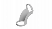 Фиксатор поворота 90° Flexag FL75-FP90, D75 мм