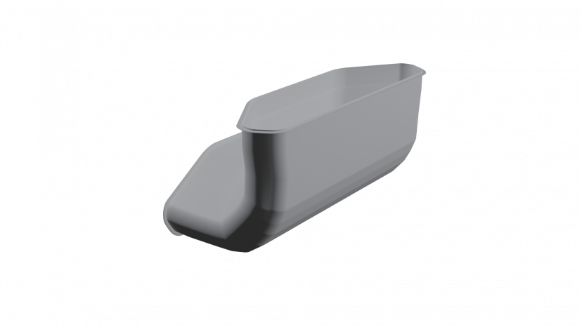 Отвод 90° вертикальный Flexag PP/FL-AT90-V для FL-AT