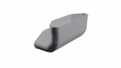 Отвод 90° вертикальный Flexag PP/FL-AT90-V для FL-AT