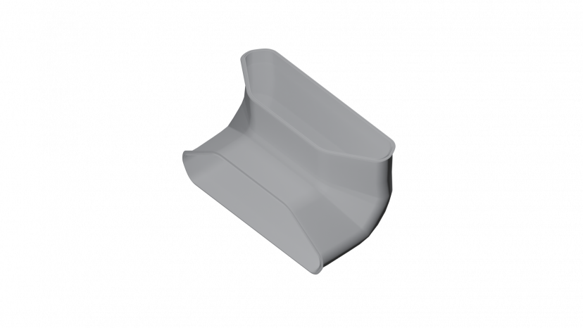Отвод 90° вертикальный Flexag PP/FL-AT90-V для FL-AT