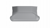 Отвод 90° вертикальный Flexag PP/FL-AT90-V для FL-AT