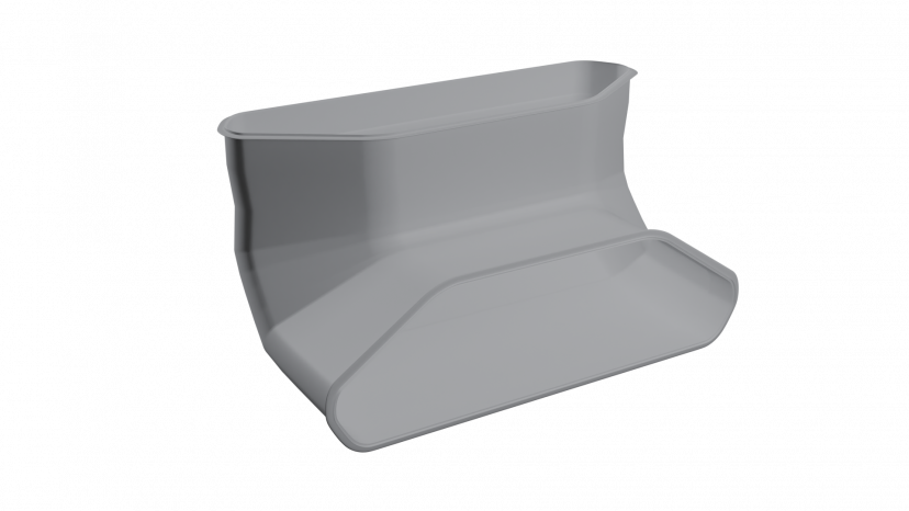 Отвод 90° вертикальный Flexag PP/FL-AT90-V для FL-AT