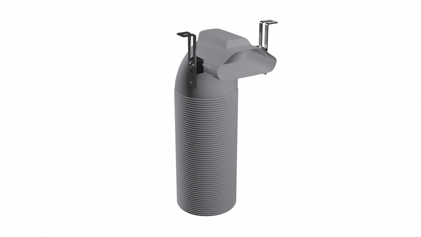 Flexag PPP/125/1xAT пленум вентиляционный потолочный, D125, на 1 выход AT