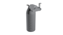 Flexag PPP/125/1xAT пленум вентиляционный потолочный, D125, на 1 выход AT  