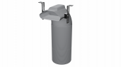 Flexag PPP/125/1xAT пленум вентиляционный потолочный, D125, на 1 выход AT