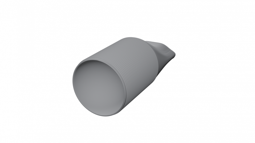 Flexag PPWP/125/1xAT пленум вентиляционный прямой, D125, на 1 выход AT  