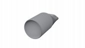 Flexag PPWP/125/1xAT пленум вентиляционный прямой, D125, на 1 выход AT  