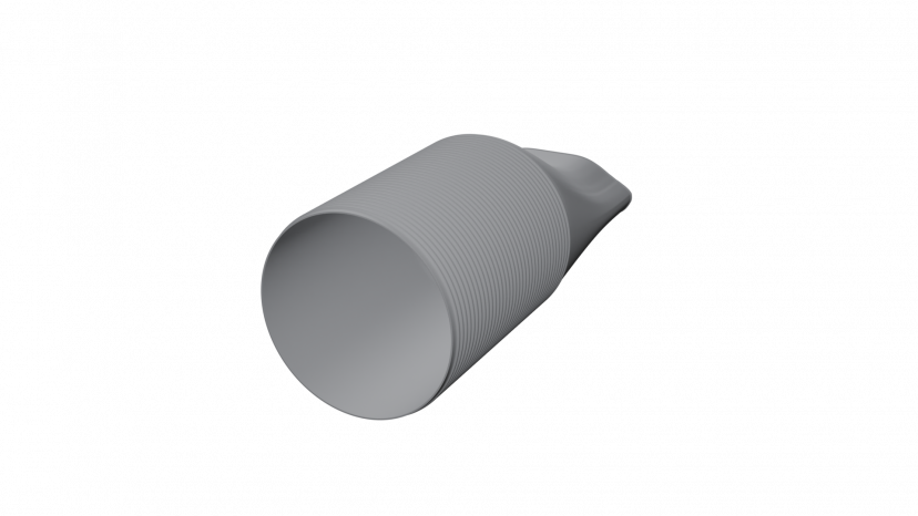 Flexag PPWP/125/1xAT пленум вентиляционный прямой, D125, на 1 выход AT  