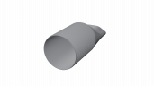 Flexag PPWP/125/1xAT пленум вентиляционный прямой, D125, на 1 выход AT  