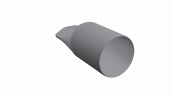 Flexag PPWP/125/1xAT пленум вентиляционный прямой, D125, на 1 выход AT  