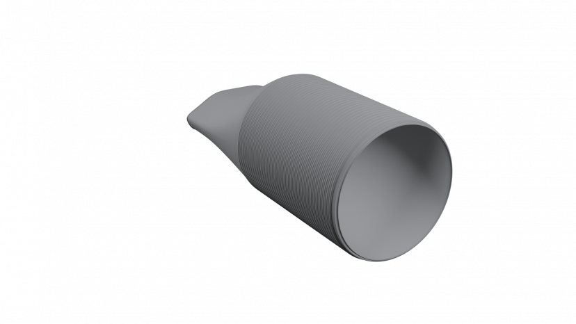 Flexag PPWP/125/1xAT пленум вентиляционный прямой, D125, на 1 выход AT  