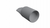 Flexag PPWP/125/1xAT пленум вентиляционный прямой, D125, на 1 выход AT  