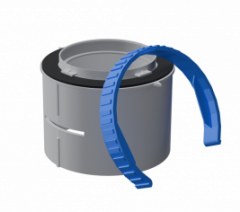 Фланец соединительный Flexag FL75-G, D75 мм, цвет серый