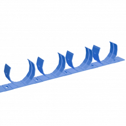 Планка пластиковых крепежных клипс Flexag PS90x4-B