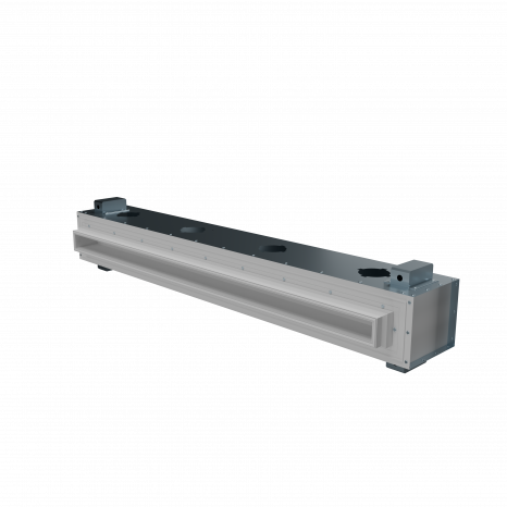 Flexag RA-1-1000-30-W щелевой диффузор с КСД под натяжной потолок 