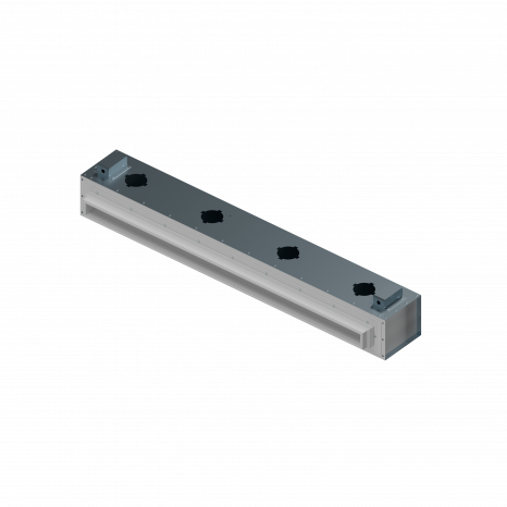 Flexag RA-1-1000-30-W щелевой диффузор с КСД под натяжной потолок 