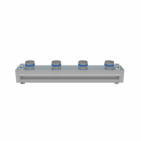Flexag RA-1-1000-30-W щелевой диффузор с КСД под натяжной потолок 