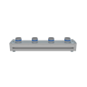 Flexag RA-1-1000-30-W щелевой диффузор с КСД под натяжной потолок 
