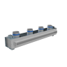 Flexag RA-1-1000-30-W щелевой диффузор с КСД под натяжной потолок 