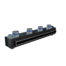 Flexag RA-1-1000-30-B щелевой диффузор с КСД под натяжной потолок